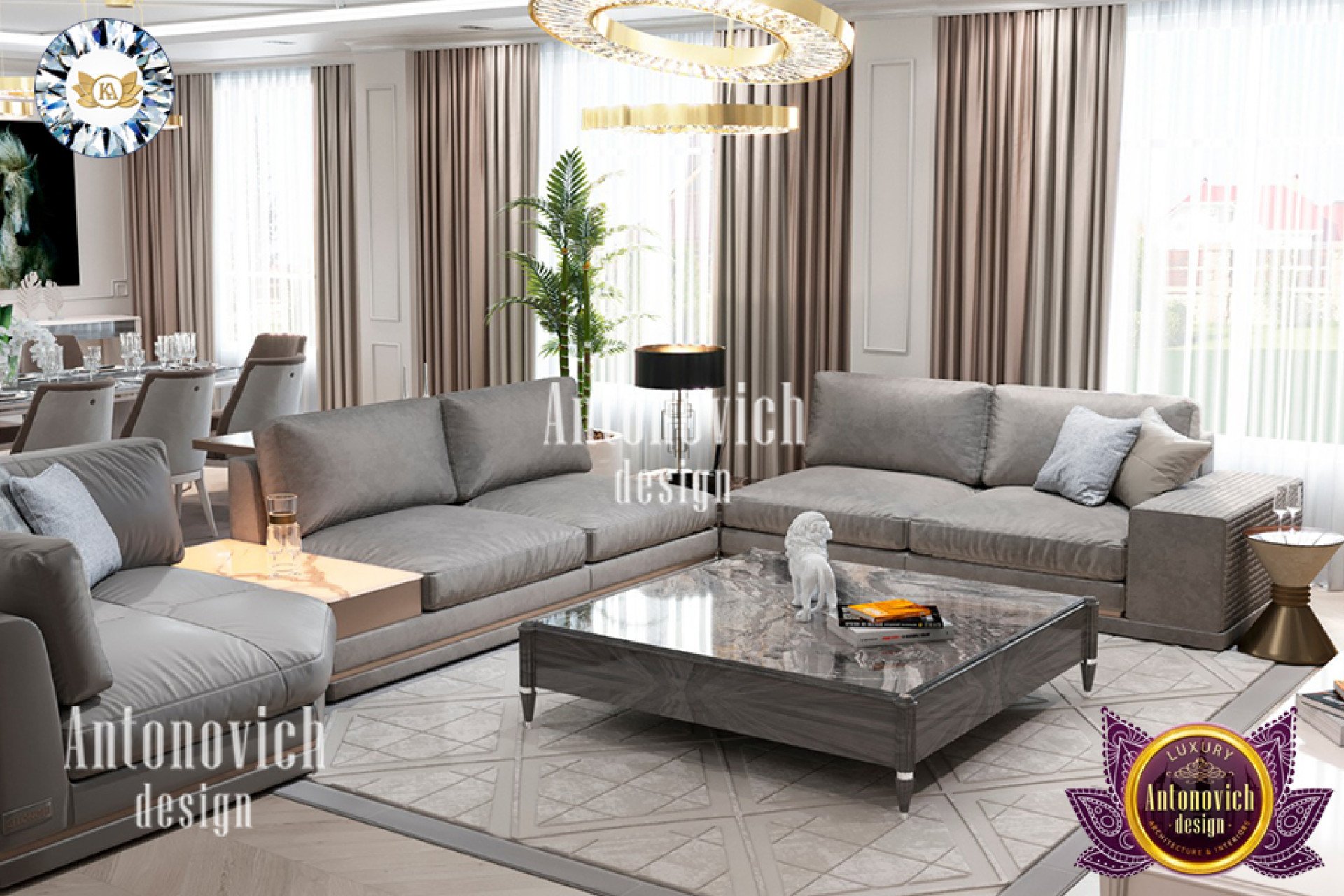 Luxury Modern interior Design by Katrina Antonovich 
