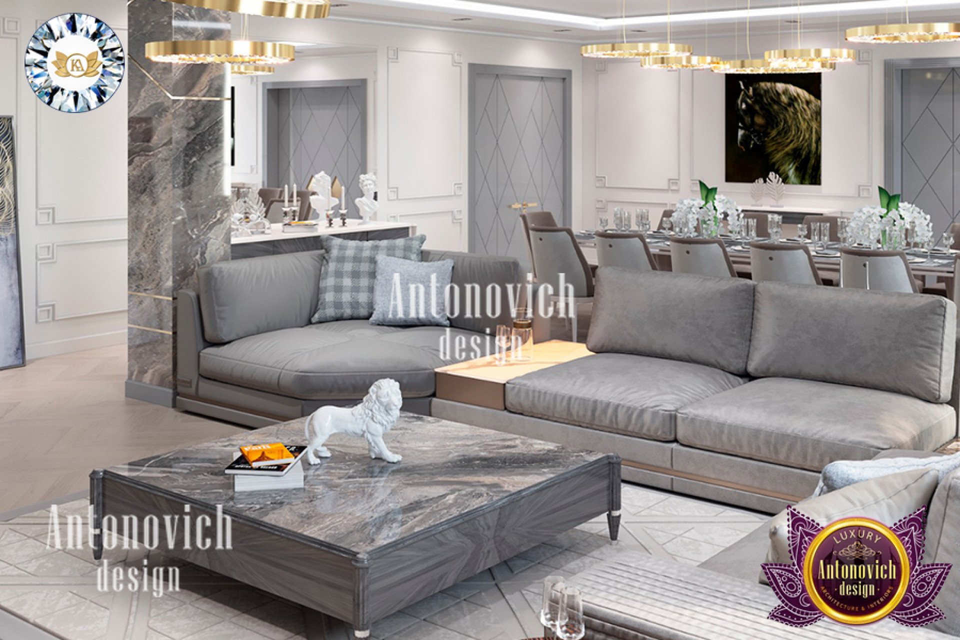 Luxury Modern interior Design by Katrina Antonovich 
