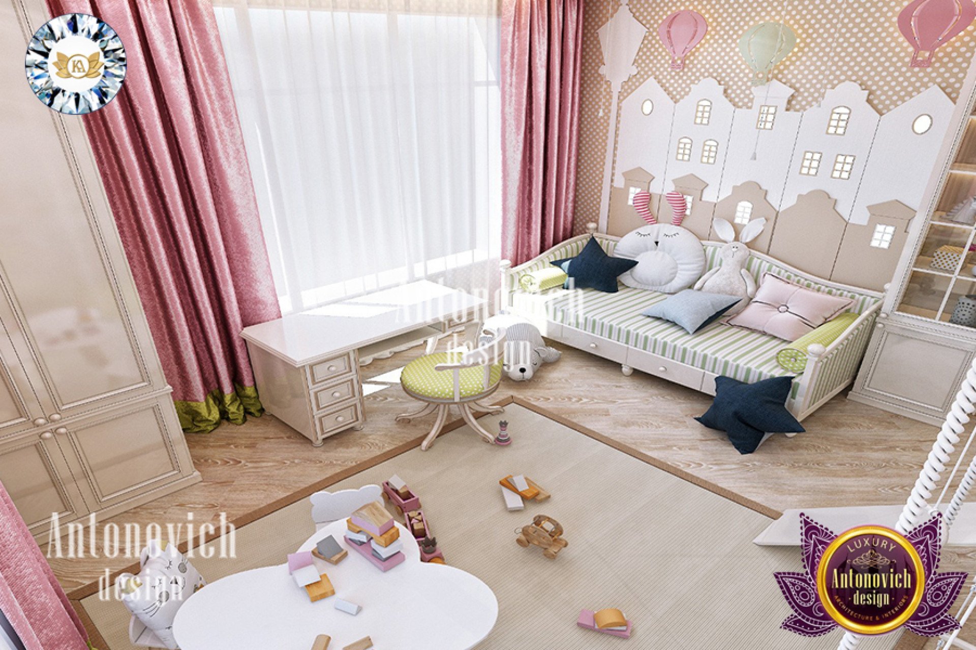 DÉCOR IDEAS FOR KIDS BEDROOM AND PLAYROOM BY KATRINA ANTONOVICH  