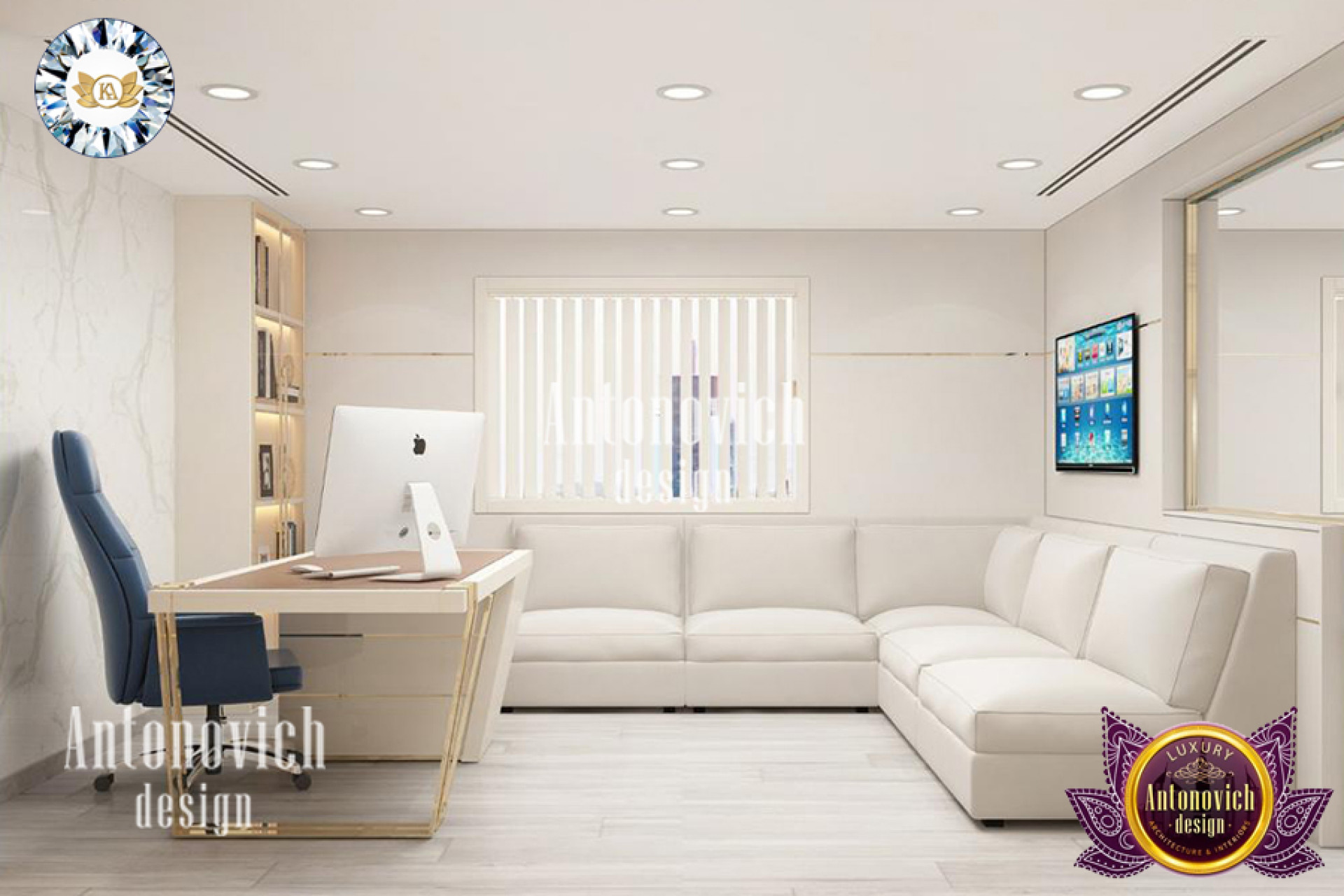 OFFICE FIT-OUT INTERIOR DESIGN BY LUXURY ANTONOVICH DESIGN 