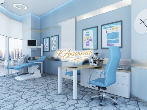 Privat clinic design - luxury interior design company in California