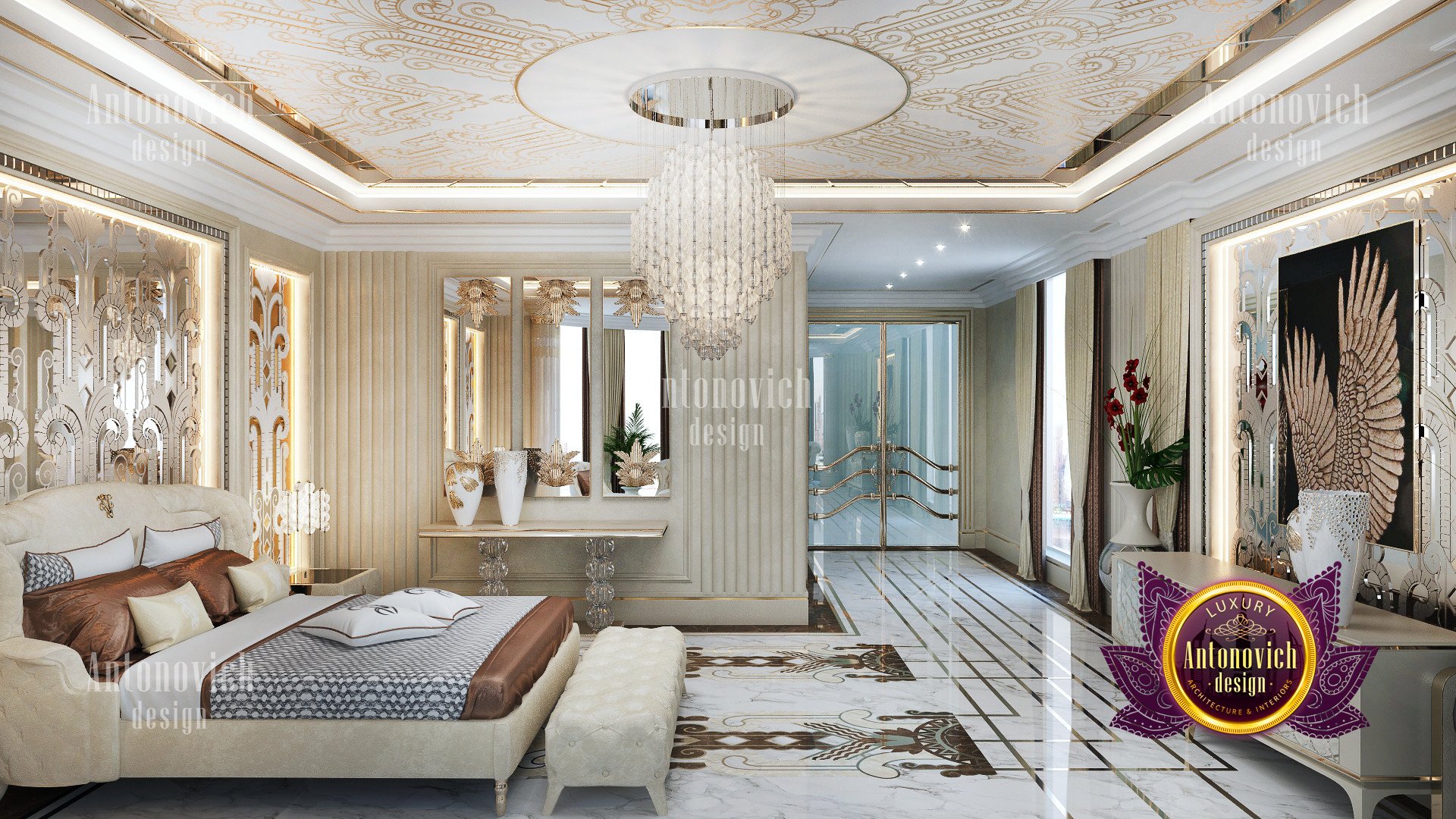 Modern Luxury bedroom decor luxury interior design