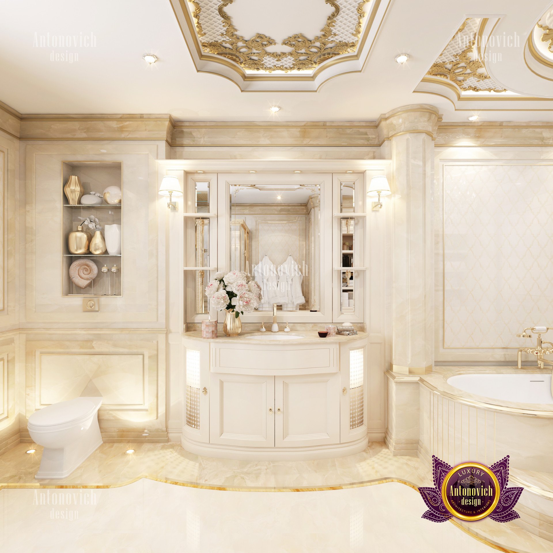 New classic bathroom interior - luxury interior design ...