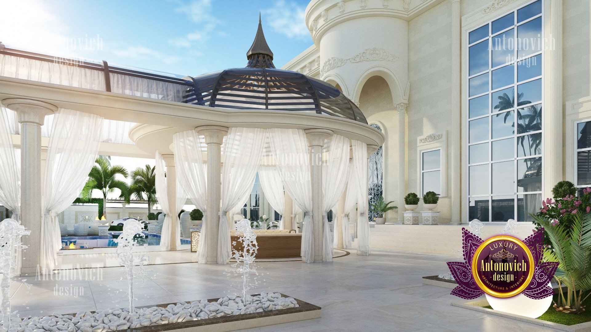 Luxury villa exterior