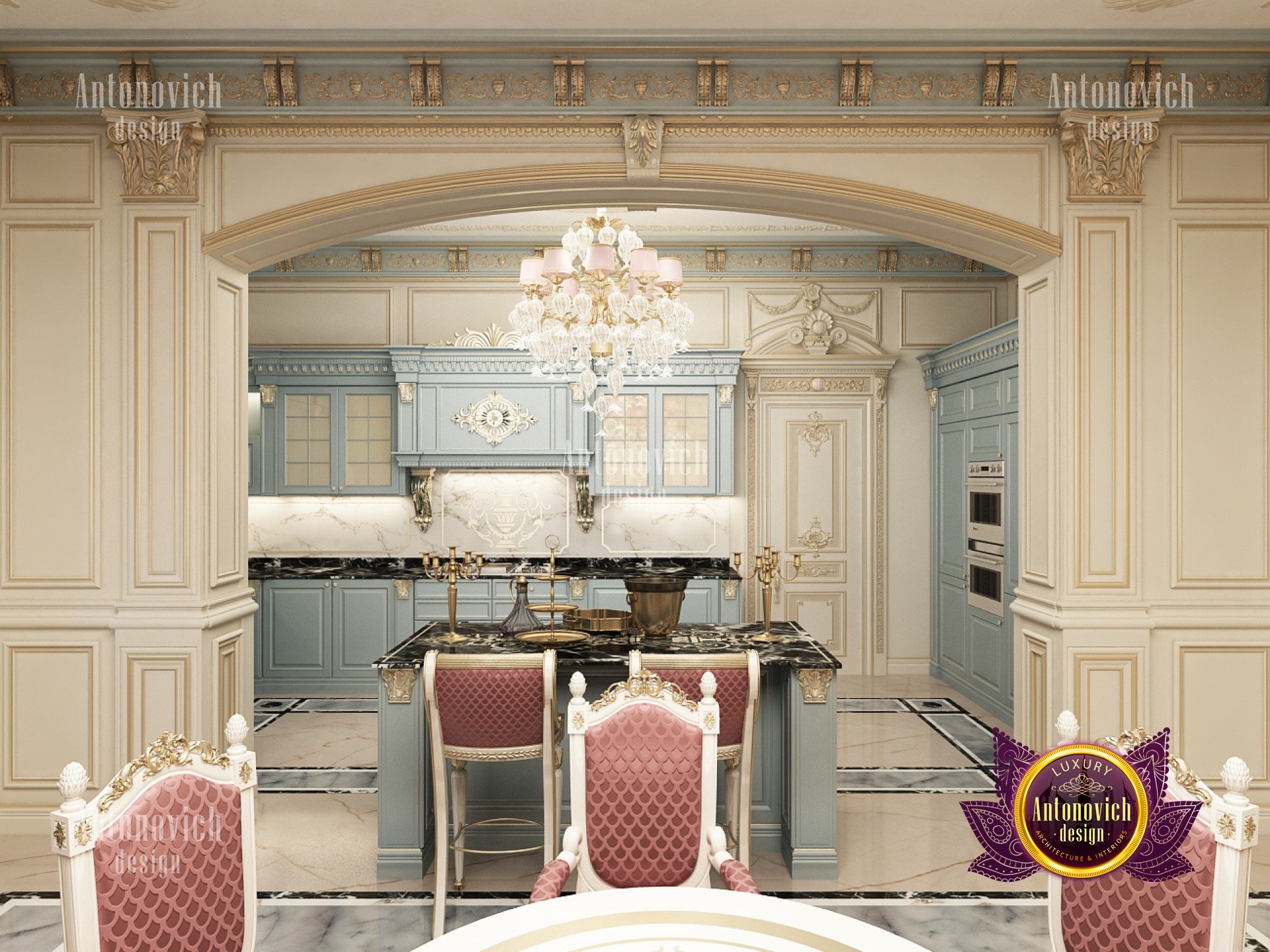 Spacious Dining Room Luxury Interior Design Company In California