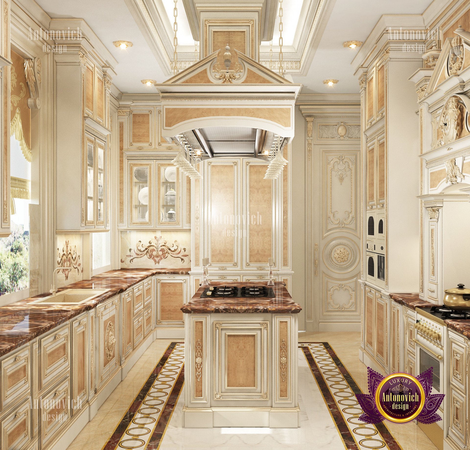 Luxury kitchen design - luxury interior design company in California