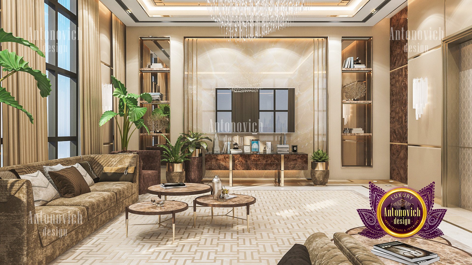 Luxury Room Design / LUXURY ANTONOVICH DESIGN UAE: Living room interior ...