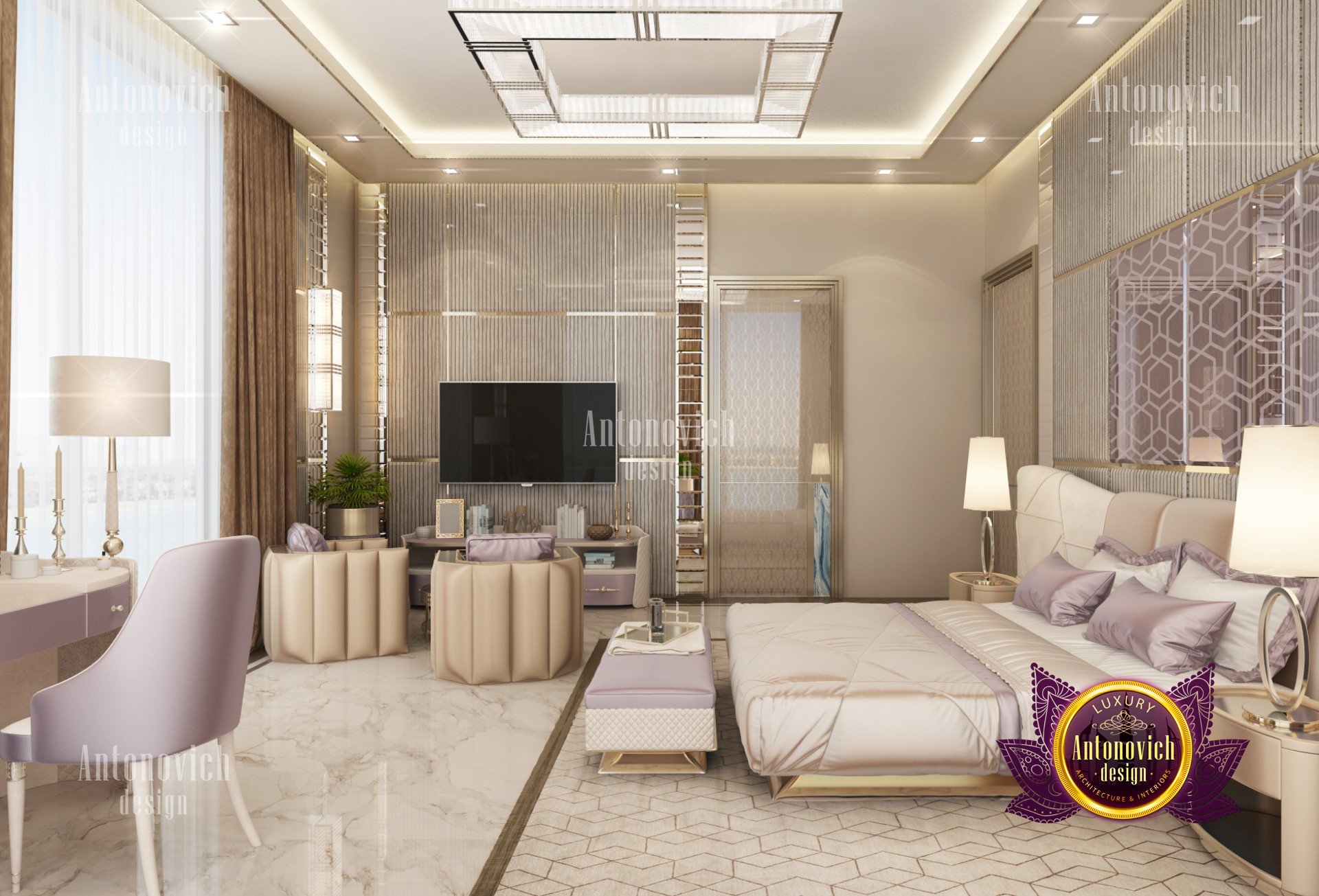 Bedroom interior luxury - luxury interior design company in California