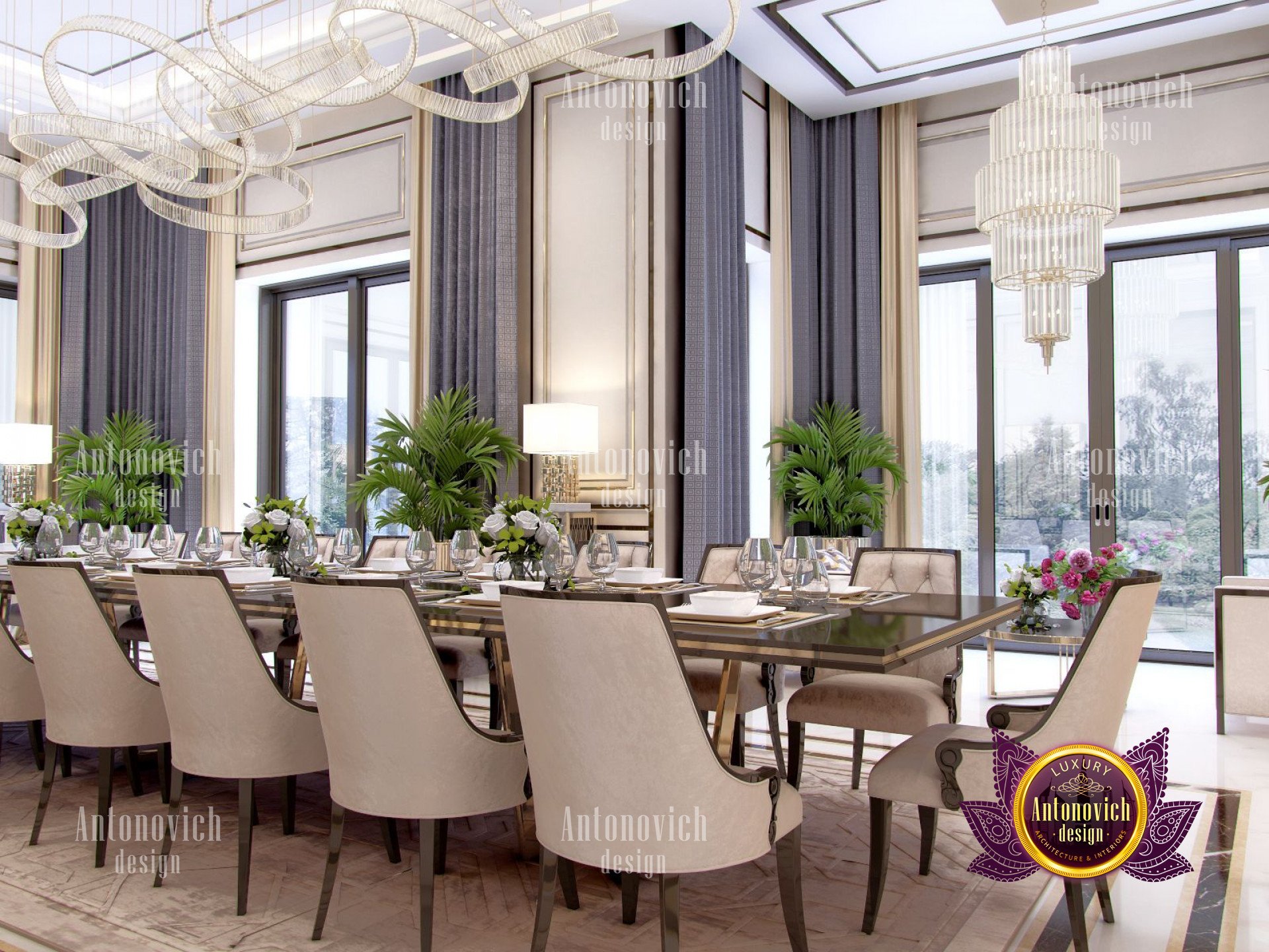 Best dining room design luxury interior design company in California