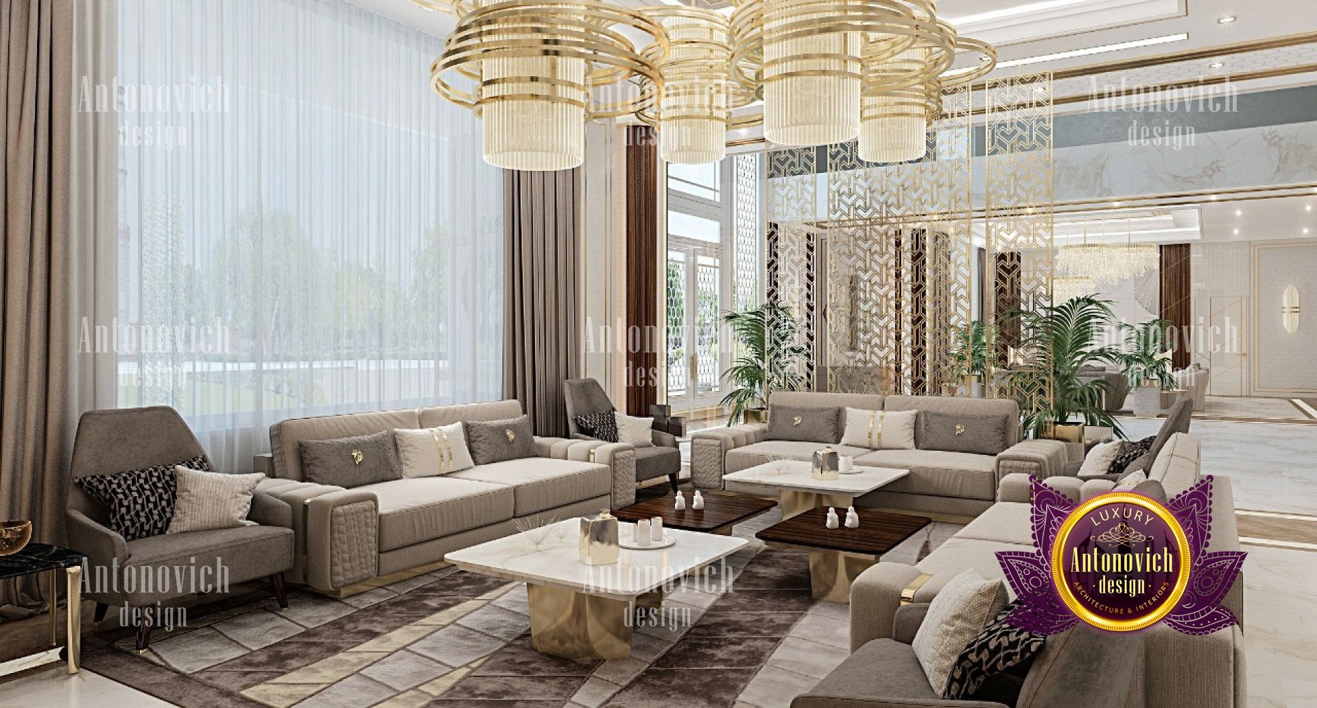 Comfortable Living Room Design Idea