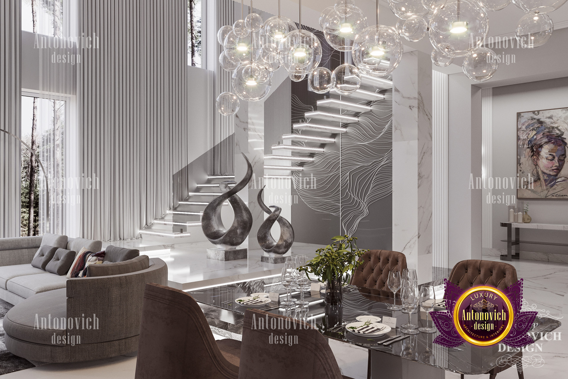 Luxury Mansion Interior Design In