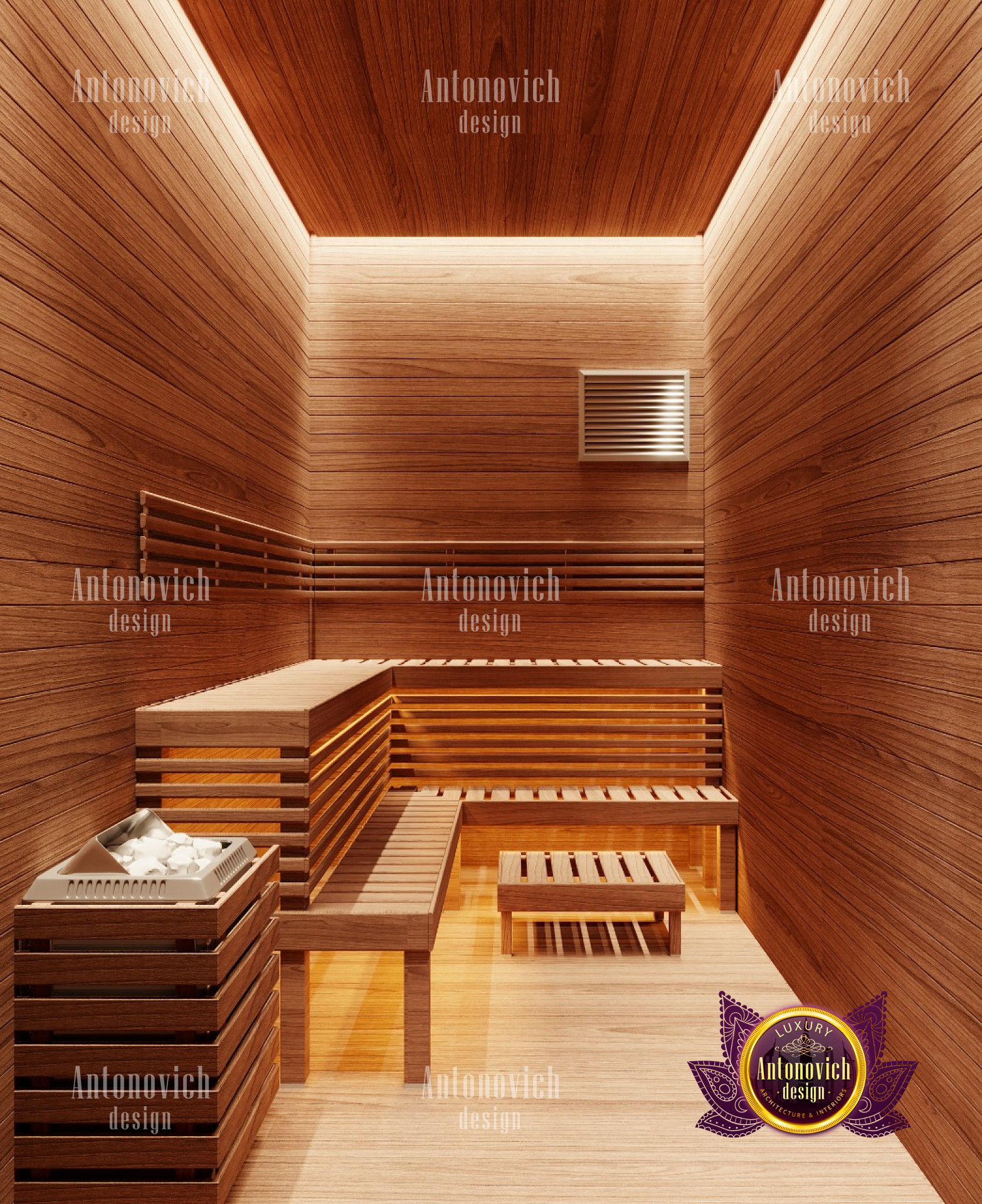 Stunning Home Sauna Interior Design