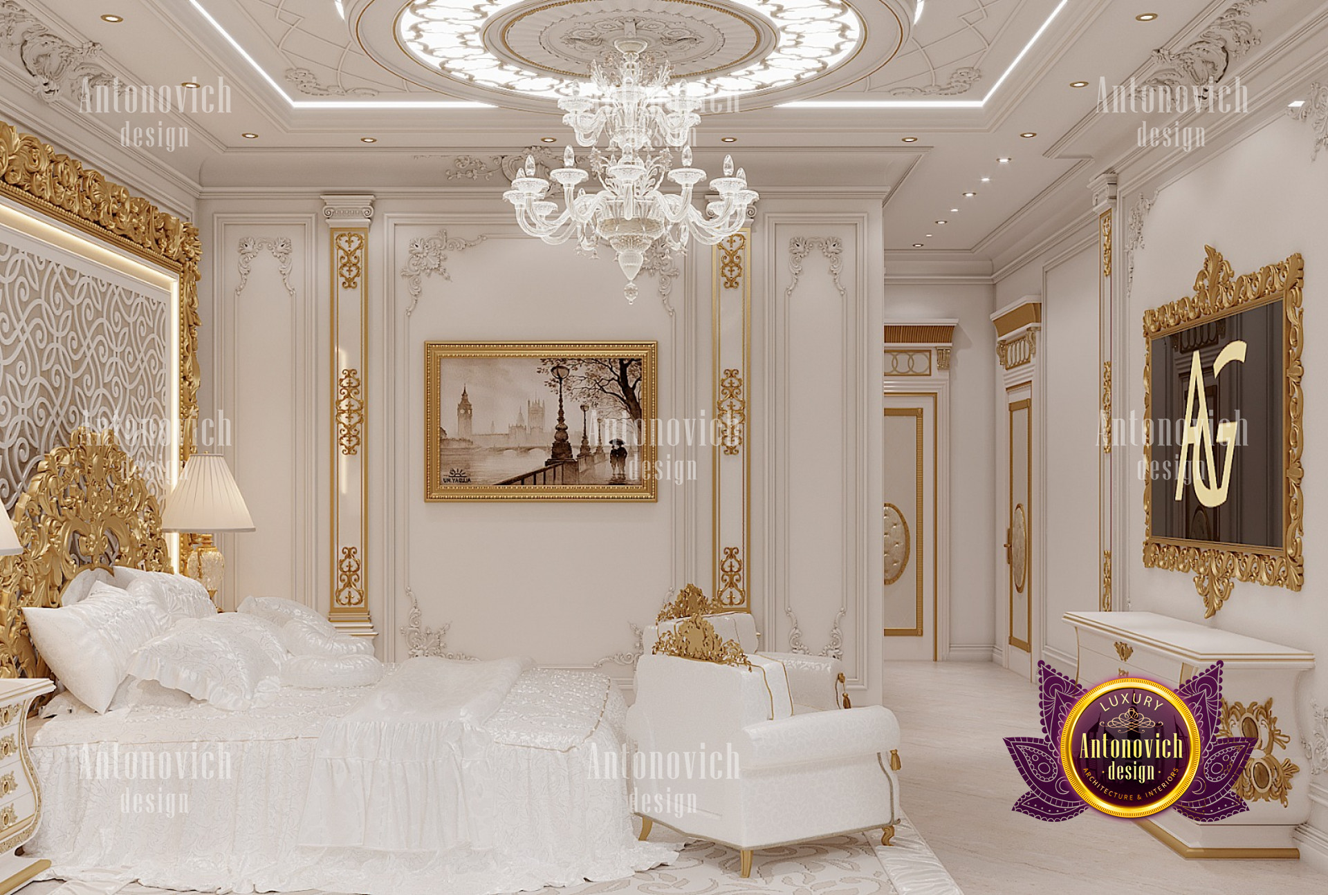 GOLD AND WHITE COLORS THE BEST LUXURY THEME