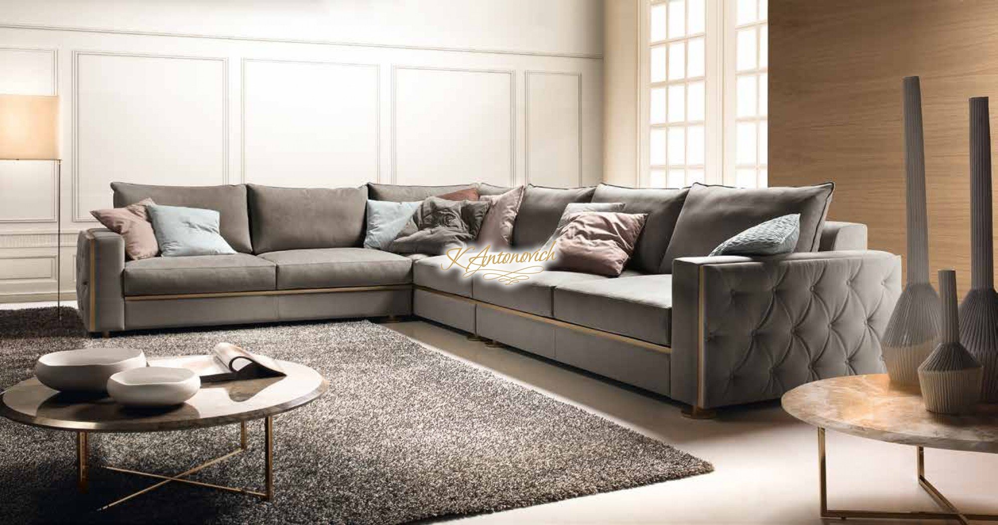 Modern italian living room furniture luxury interior