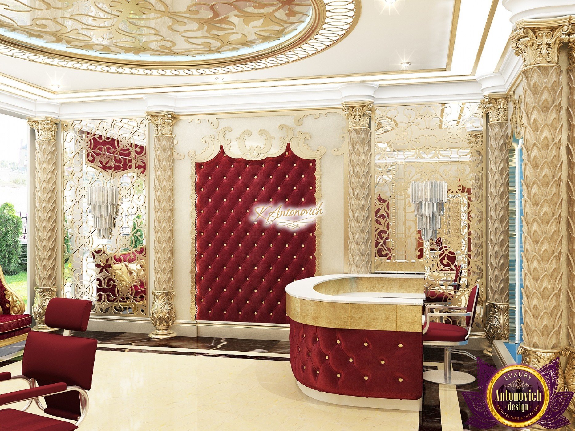 Beauty Salon Interior - luxury interior design company in