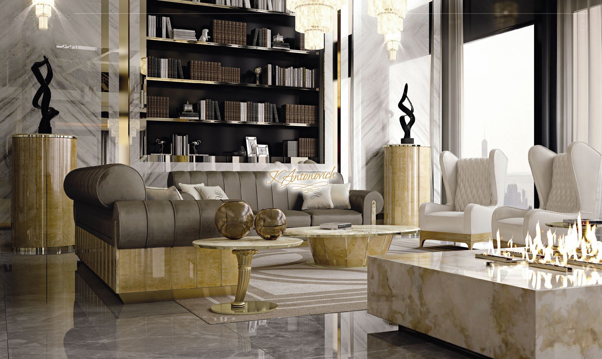 Luxury modern furniture - luxury interior design company