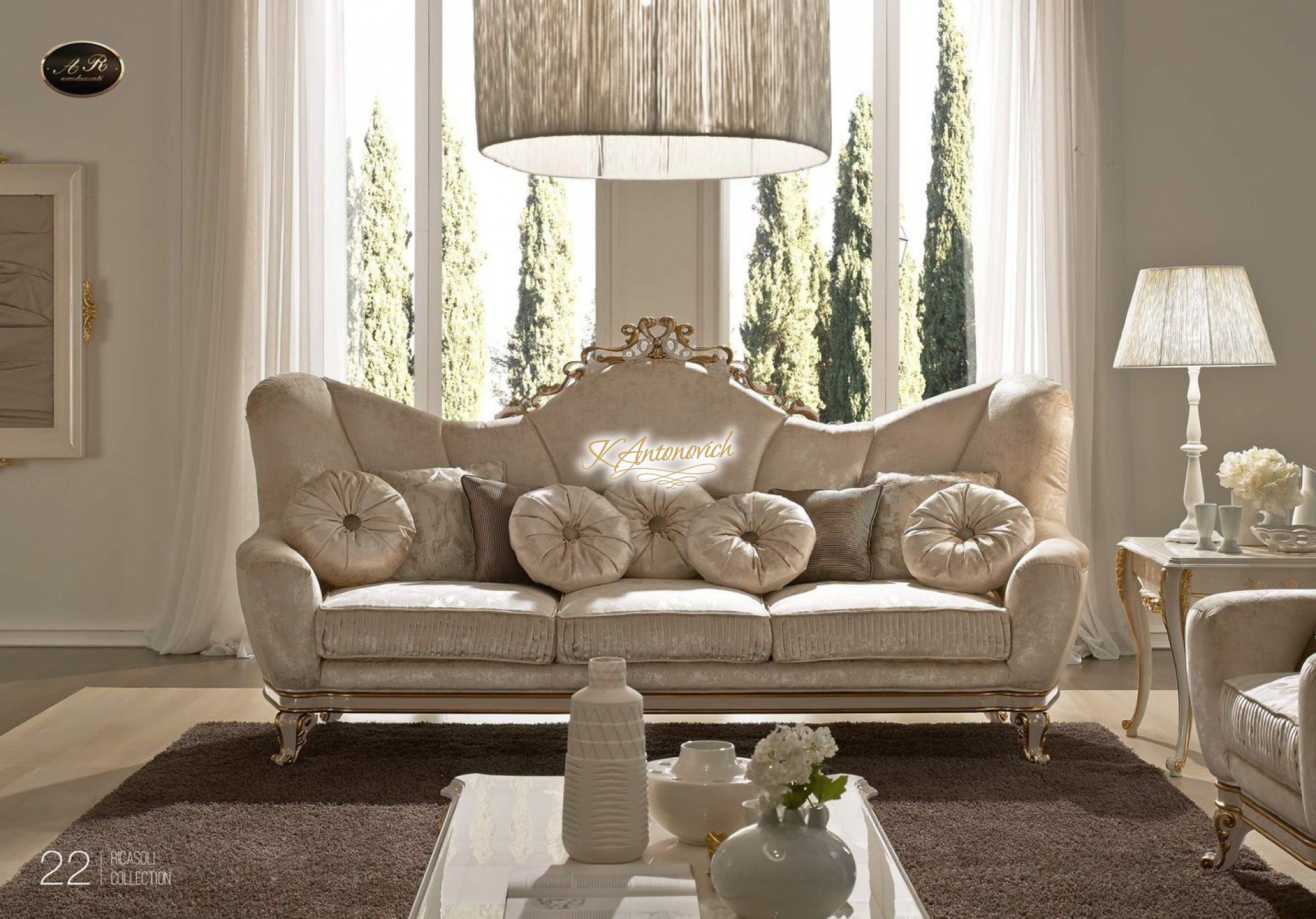 Living room furniture in the Italian style - luxury ...
