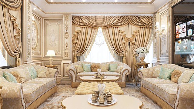 Luxury sitting room design