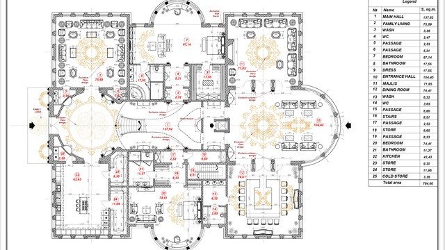 Luxurious House Plan in UAE