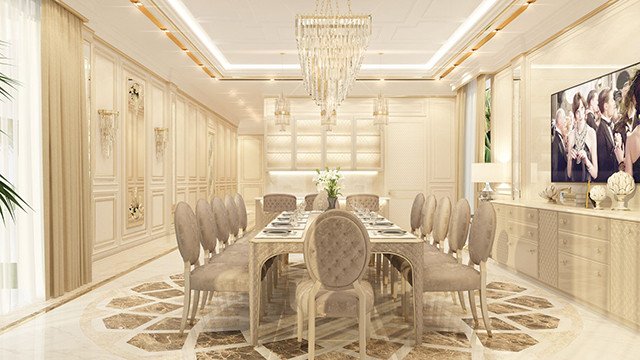 Extra elegant dinning room