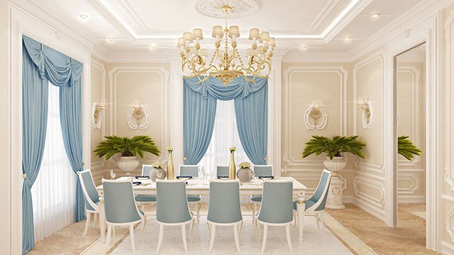 Beautiful dining room decoration