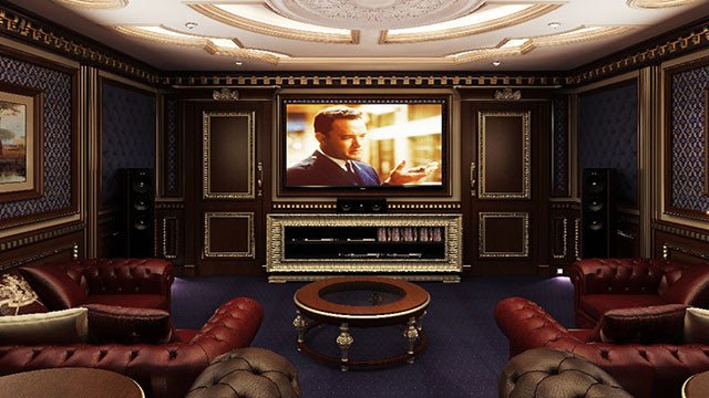 Luxury home cinema