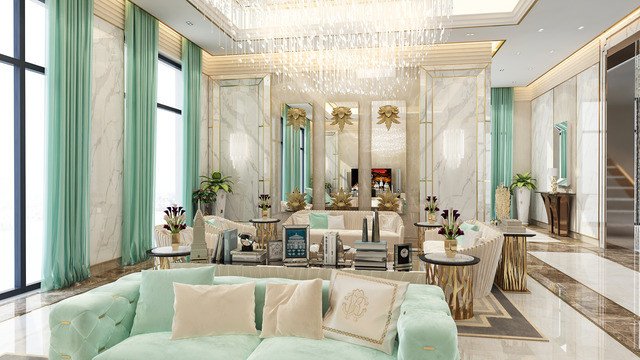 Interior Design Luxury villa in San Francisco