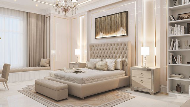 Эксклюзивный дизайн интерьера спальни