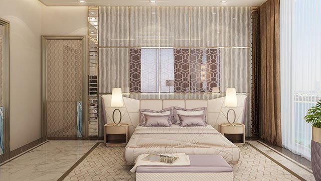 Bedroom interior luxury