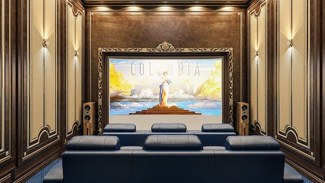 Amazing Home cinema interior