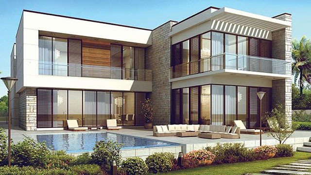 Modern villa plans