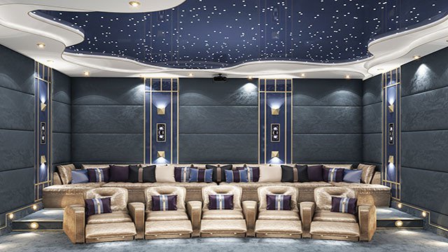 Best cinema home interior