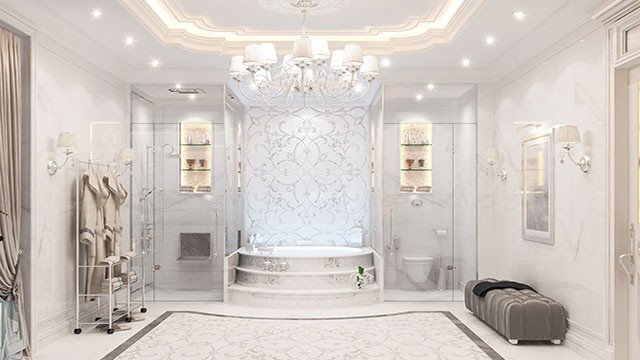 Stylish contemporary bathroom