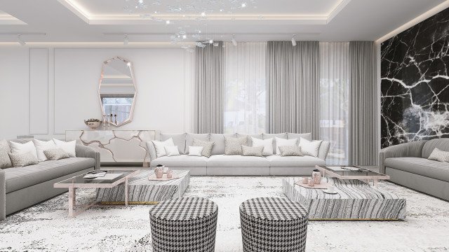 Unique Living Room Idea in Los Angeles