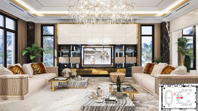 Дизайн роскошного дома в Майами