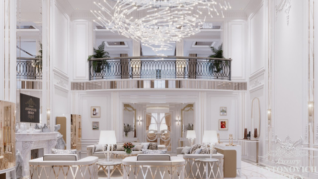 Magnífico diseño de interiores de villas de lujo en Florida