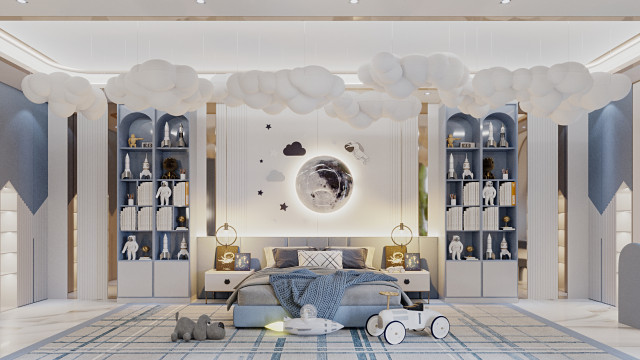Gorgeous Children`s Bedroom For A Boy