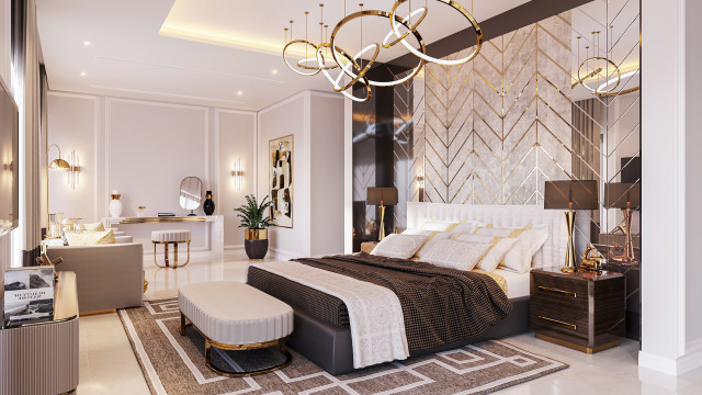 Великолепный дизайн спальни для дома в США