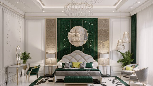 Изысканный дизайн спальни для гостей