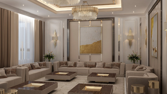 Cozy Interior Design For A Luxury Villa