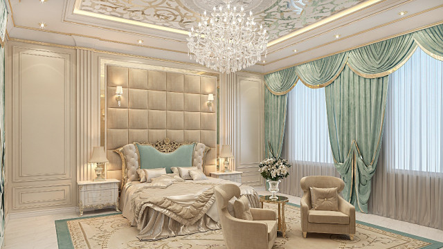 Идея классического дизайна спальни