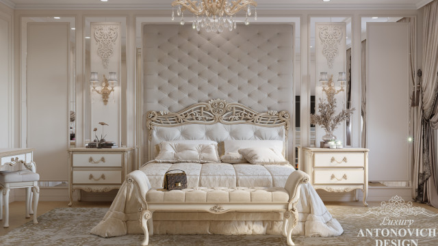 Оформление спальни в традиционном стиле