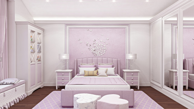 Gorgeous Kid`s Bedroom For A Girl