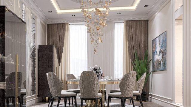 Exclusive Dining Room Design For A House In California