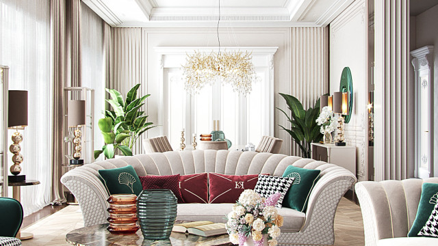 Luxurious Bright Apartment Interior Design
