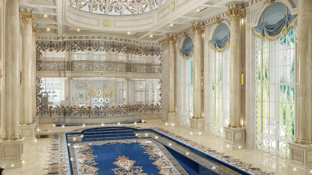 Luxurious Swimming Pool interior design