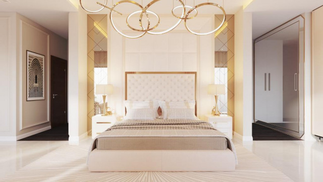 Luxury bedroom interior design