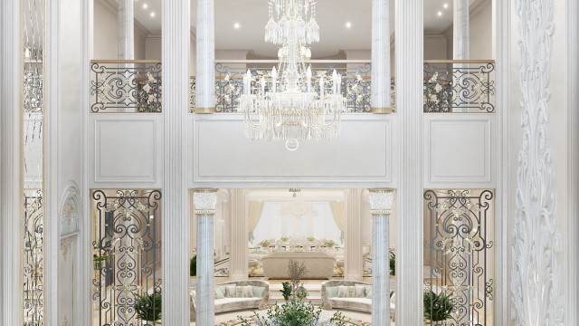 Inspiração de interiores de luxo clássico e moderno