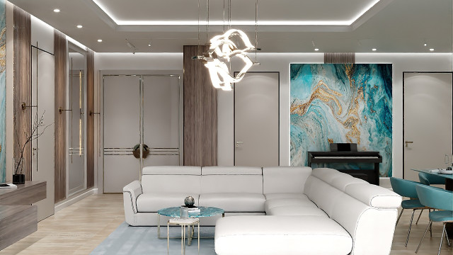 ULTIMATE LUXURIOUS INTERIOR DESIGN FOR A MODERN APARTMENT