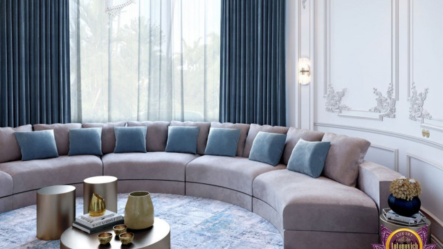 Circular Sofa for a Sitting Room Design